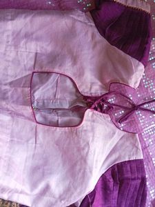 Sparkling Purple Sequin Saree