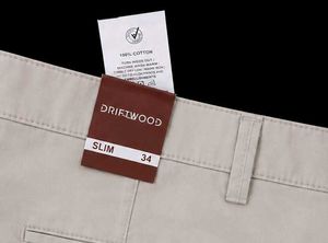 Driftwood Men's Slim Fit Cotton Chinos –