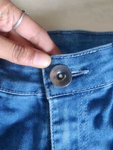 Classic Blue High-Waisted Jeans
