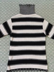 Striped Turtleneck Sweater