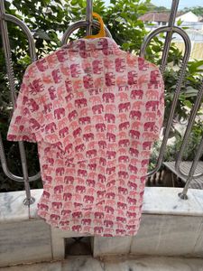 Cute Elephant Print unisex shirt