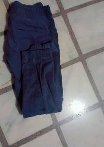 Navy Blue Cargo Joggers
