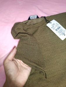 Shein Textured Cropped Top