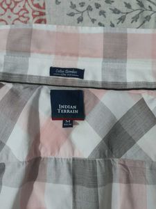 Indian Terrain Slim Fit Half sleeve Checkered Shir