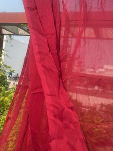 Vibrant Red Dupatta