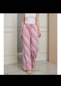 combo of 3 Stylish Pleated Wide-Leg Pants