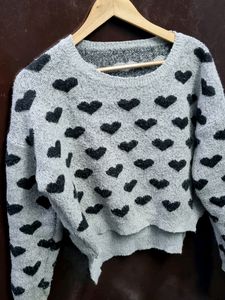 Winters Cute Heart Shaped Sweater (Bust-38,40)