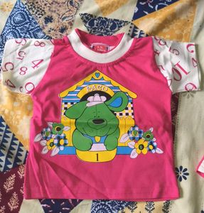 New Pink Graphic Print