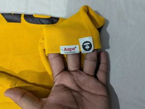 Yellow BAPE Crewneck Sweatshirt
