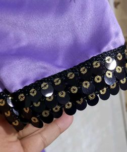 Elegant Purple Satin Kurta
