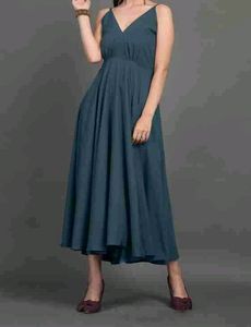 Teal Spaghetti Strap Dress