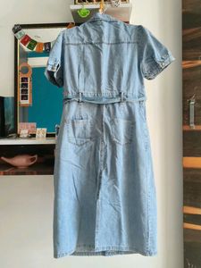 Stylish Denim Shirt Dress