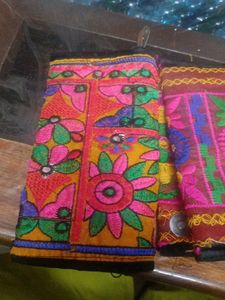 Embroidered Pouches Set