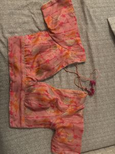 Stylish Pink Tie-Dye Blouse