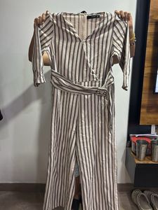 Madame Striped Jumpsuit