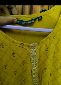 Elegant Mustard Kurta