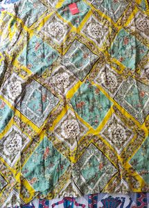 Bohemian Floral Print Kaftan Dress