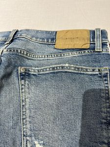 H&amp;M Slim Fit Denim With Red Inserts