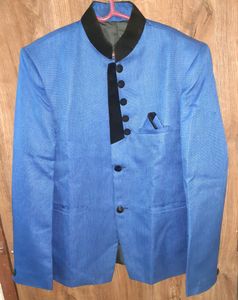 Blue Wedding Guest Coat Size - L