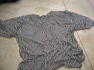 Chic Striped Short-Sleeve Top