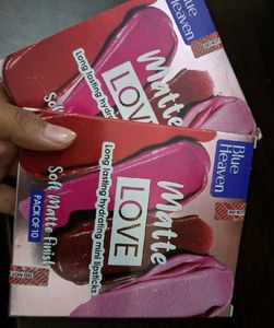 buy 2 combo of blue heaven 10 lipstick pack