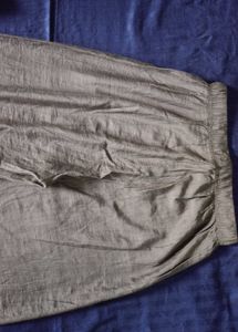 Casual Linen Blend Wide Leg Pants
