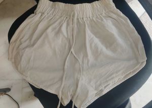 Comfortable linen Drawstring Shorts