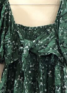 Green Floral Maxi Dress