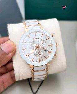 Rado Watch - Chronograph Black &amp; Rose Gold FOR MEN