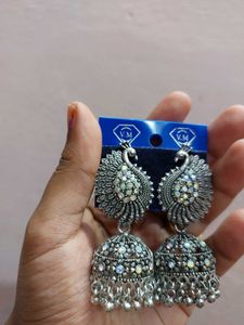 Exquisite Peacock Jhumka Earrings