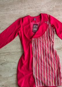 pink party dress with tags