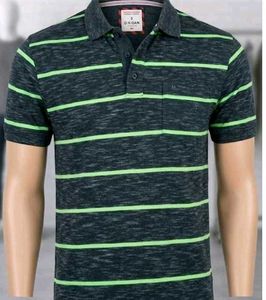 Men's Striped Polo Shirt