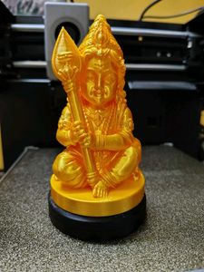 Golden Silk Bambu labs PLA Lord Murugan Idol