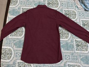 2 Shirts Olive and Light Maroon