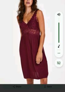 Lace Trim Nightgown