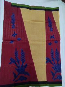 Cotton Applique Saree