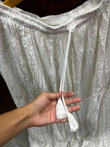 long skirt off white color