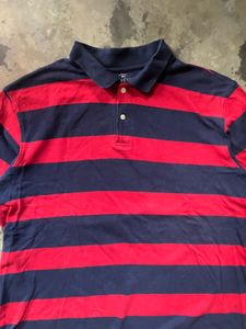 Men's Striped Polo Shirt