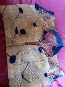 Sheer Embroidered Blouse