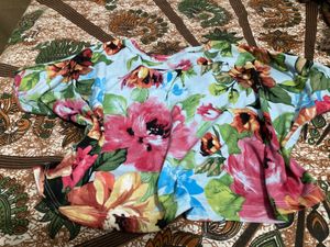 Floral Print Women's Top