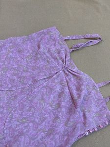 Flowy Lilac Paisley Camisole Top