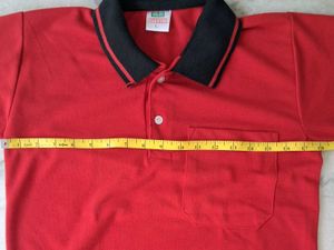🛑 Men's Red Polo T-Shirt