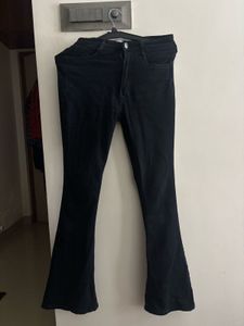 Classic Black Flared Jeans