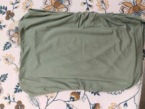Solid Olive Green Basic Top