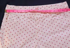 Heart Print Capri Pants