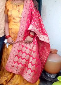Mustard Yellow Frock Long