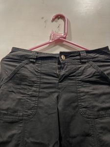 Black Cargo Pants (low-rise)