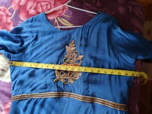 Long Kurti In Blue