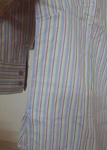 Formal top Maroon With Side Slit and pastel shirt