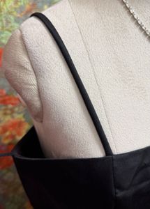 Elegant Black Spaghetti Strap Dress